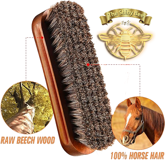 Shiny bee-High Quality Horsehair Brush